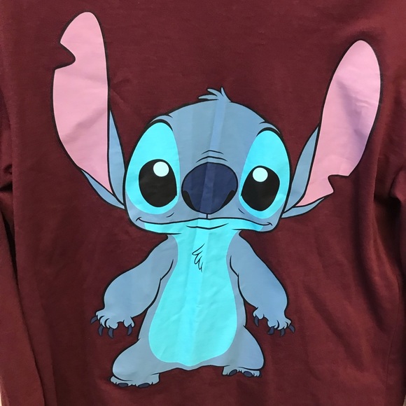 Disney STITCH Front & Back Graphics Shirt, Small - Picture 4 of 10